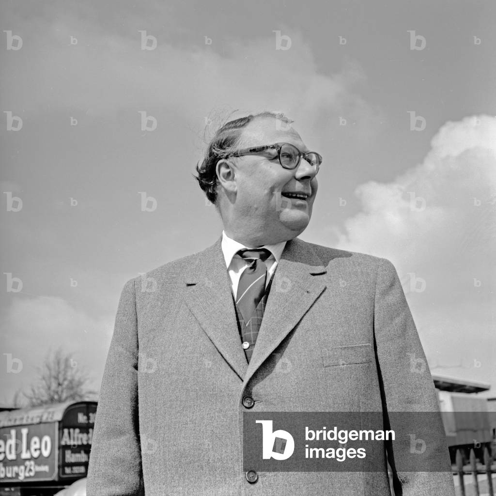 German actor Heinz Erhardt, Hamburg 1957