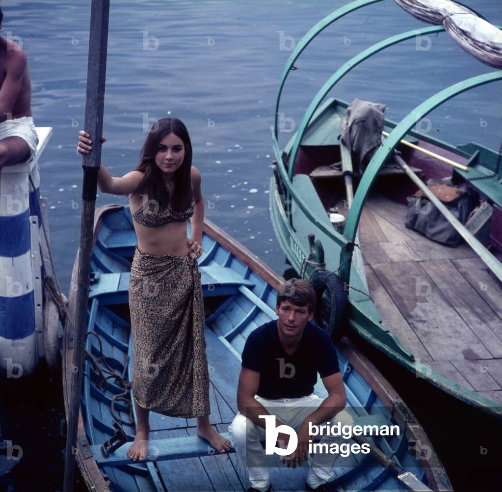 Romina Power on holidays, 1960s