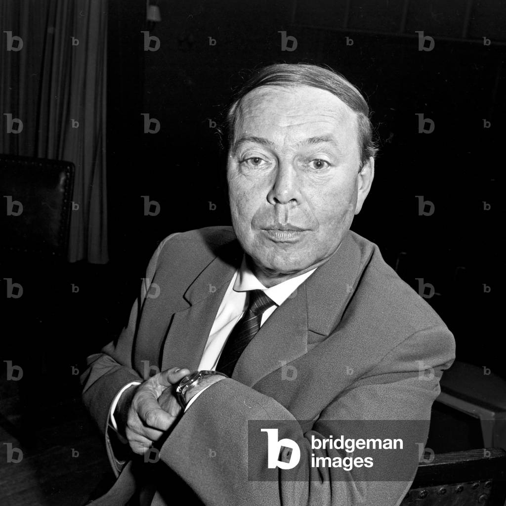 German actor Otto Luethje at Hamburg, Germany 1960s