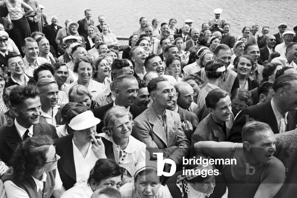 A cruise to Norway, Germany 1930s (b/w photo)