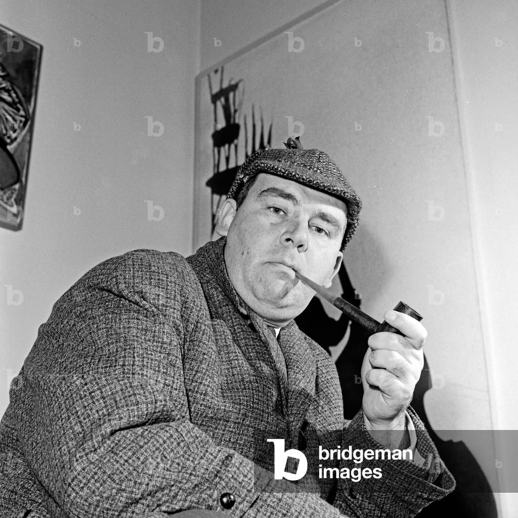 German non fiction author and journalist Ulrich Klever at Hamburg, Germany 1960s