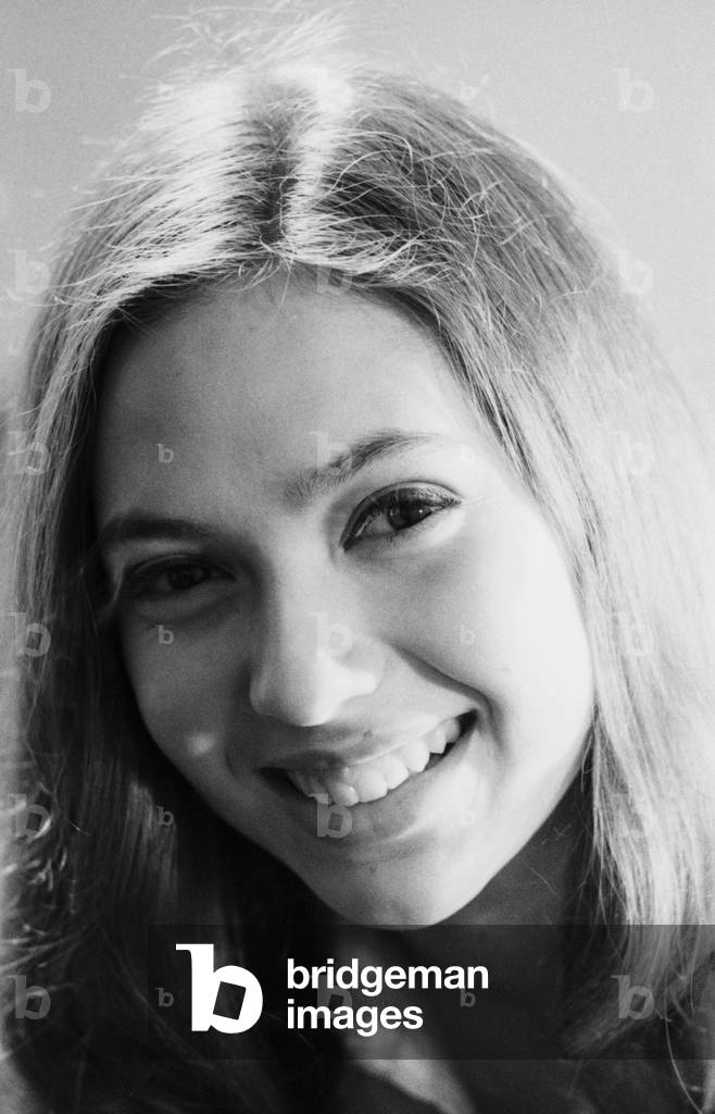 The Italian actress Giulia Follina, Portrait, Germany 1970