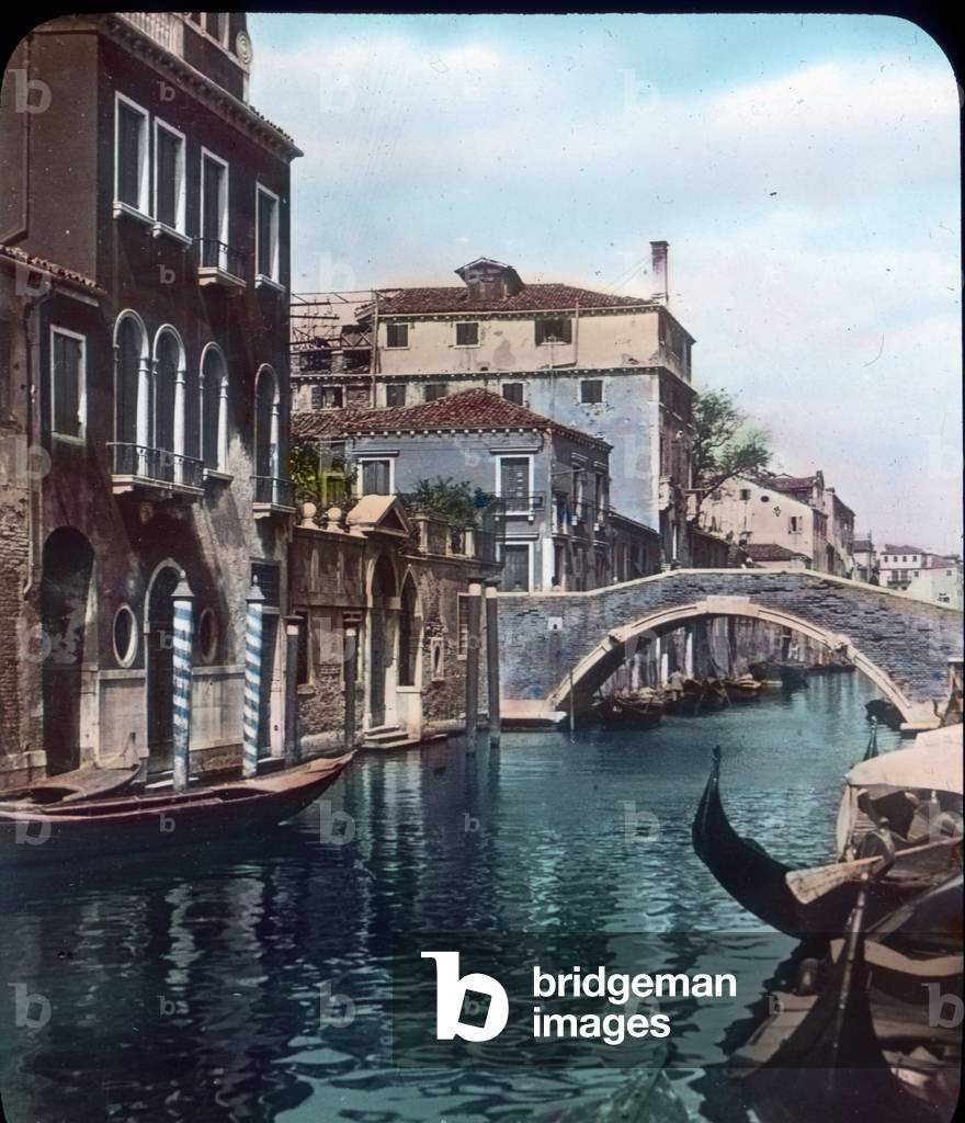 Italy, Venice, San Giovanni e Paolo Canal, image date: circa 1910. Carl Simon Archive