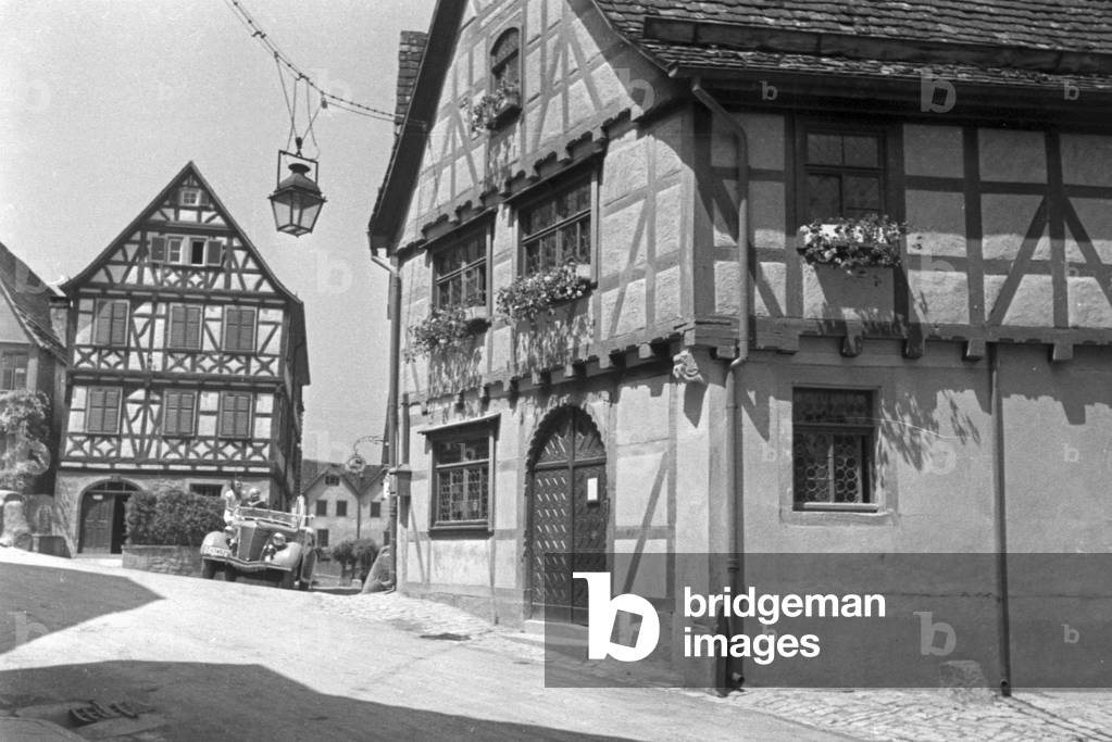 A trip to Marbach, Germany 1930s (b/w photo)
