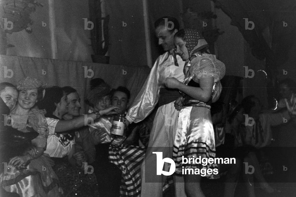 Amidst the carnival at Duesseldorf with the slogan 