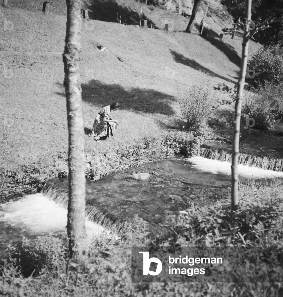 Summer in the Black Forrest, Germany 1930s (b/w photo)