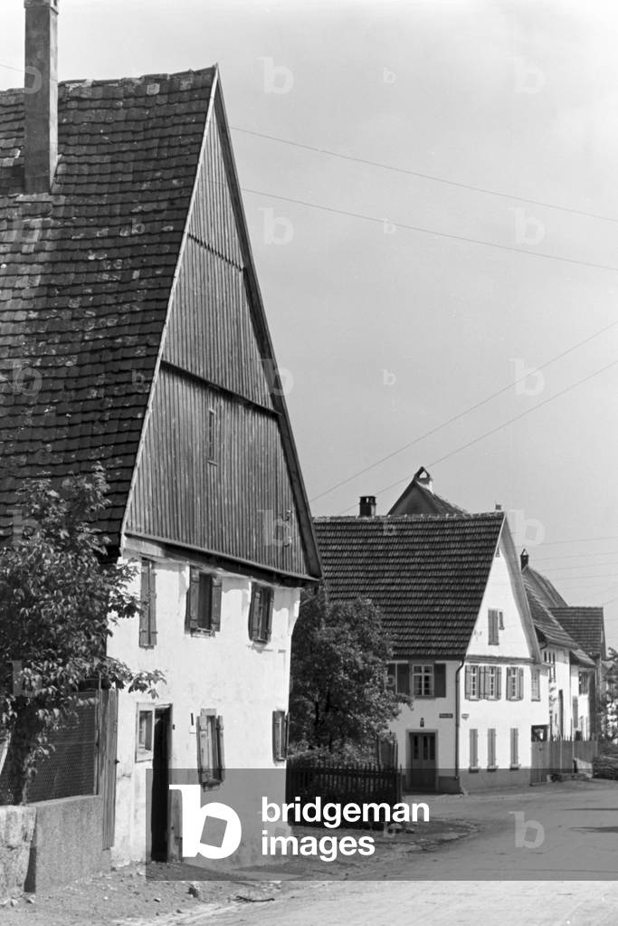 A trip to Winterlingen, Germany 1930s (b/w photo)