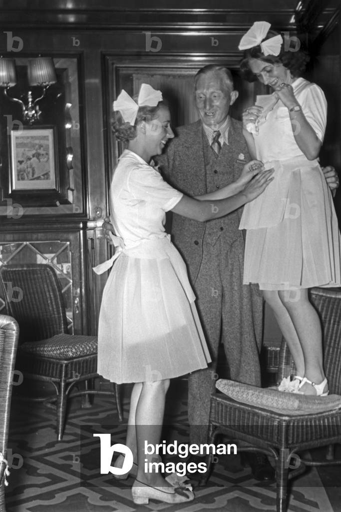 A cruise to Norway, Germany 1930s (b/w photo)