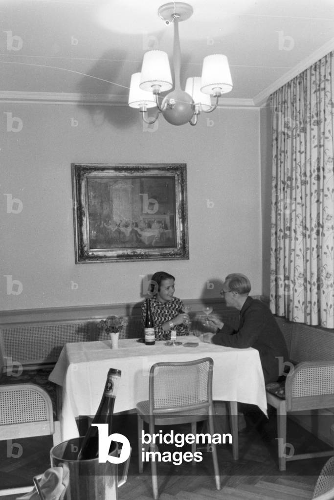 Holidays in the Black Forest, Germany 1930s (b/w photo)