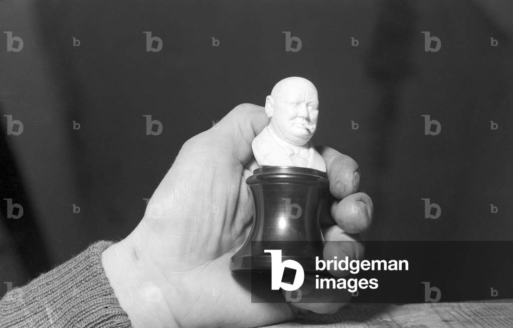 A little bust, made of ivory, Germany 1954