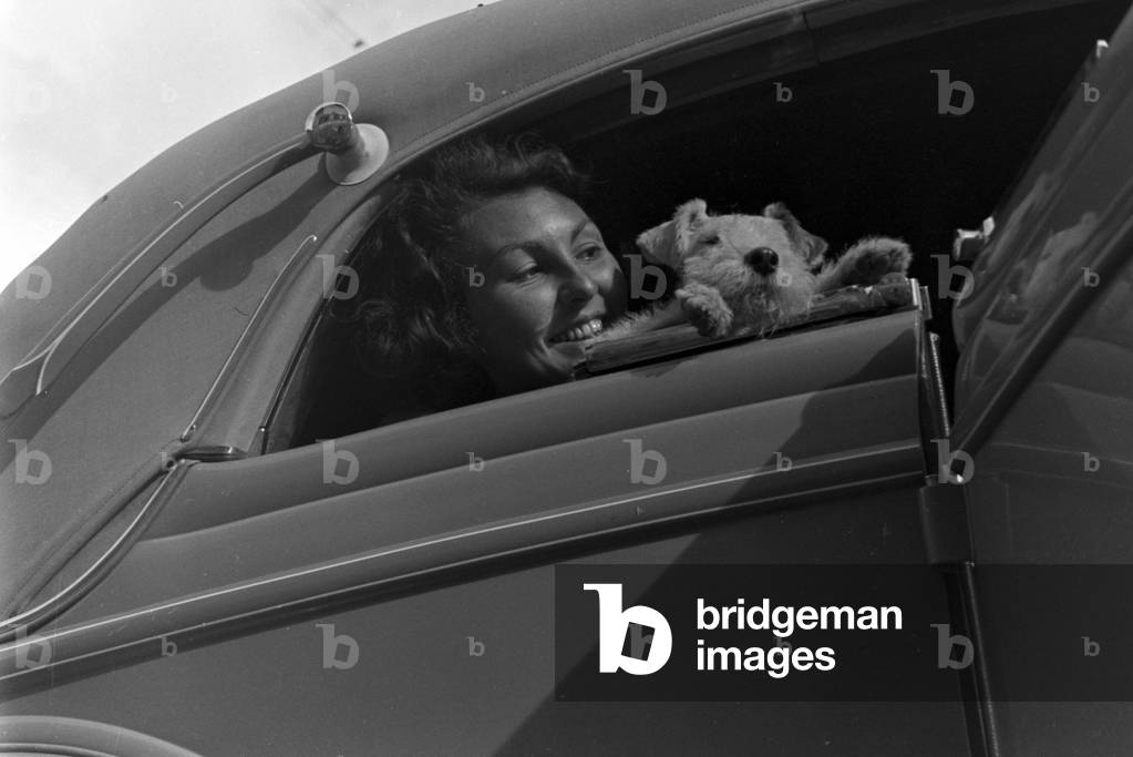 A trip to Würzburg and Wertheim, Germany 1930s (b/w photo)