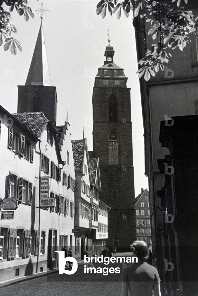 An excursion to Neustadt an der Weinstraße, Germany 1930s (b/w photo)