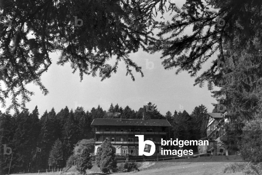 Holidays in the Black Forest, Germany 1930s (b/w photo)
