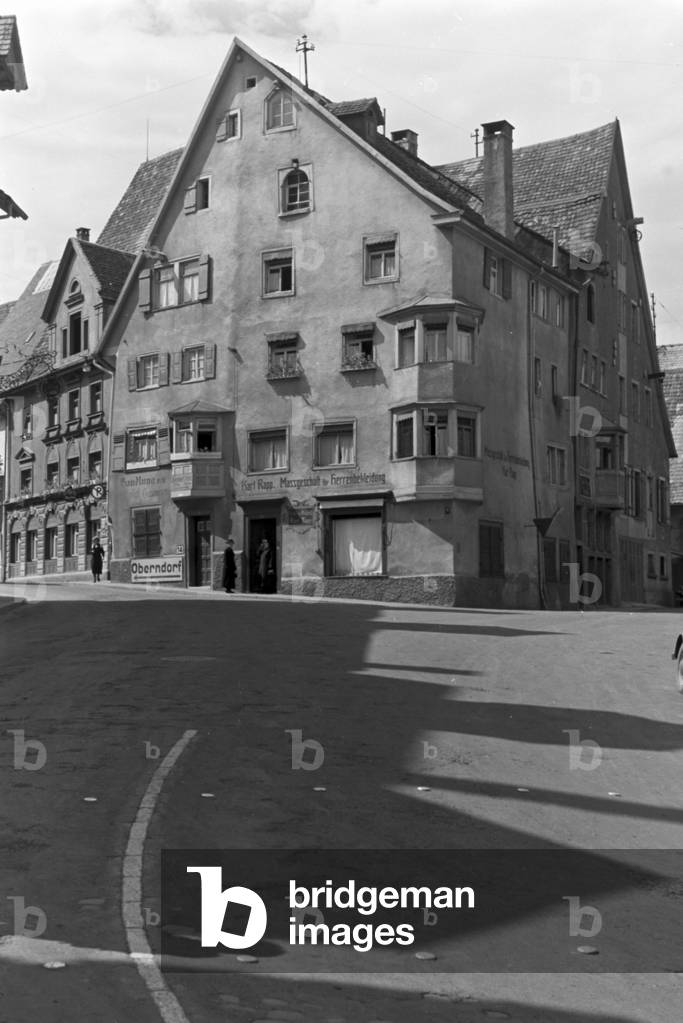 A trip to Rottweil Germany 1930s (b/w photo)