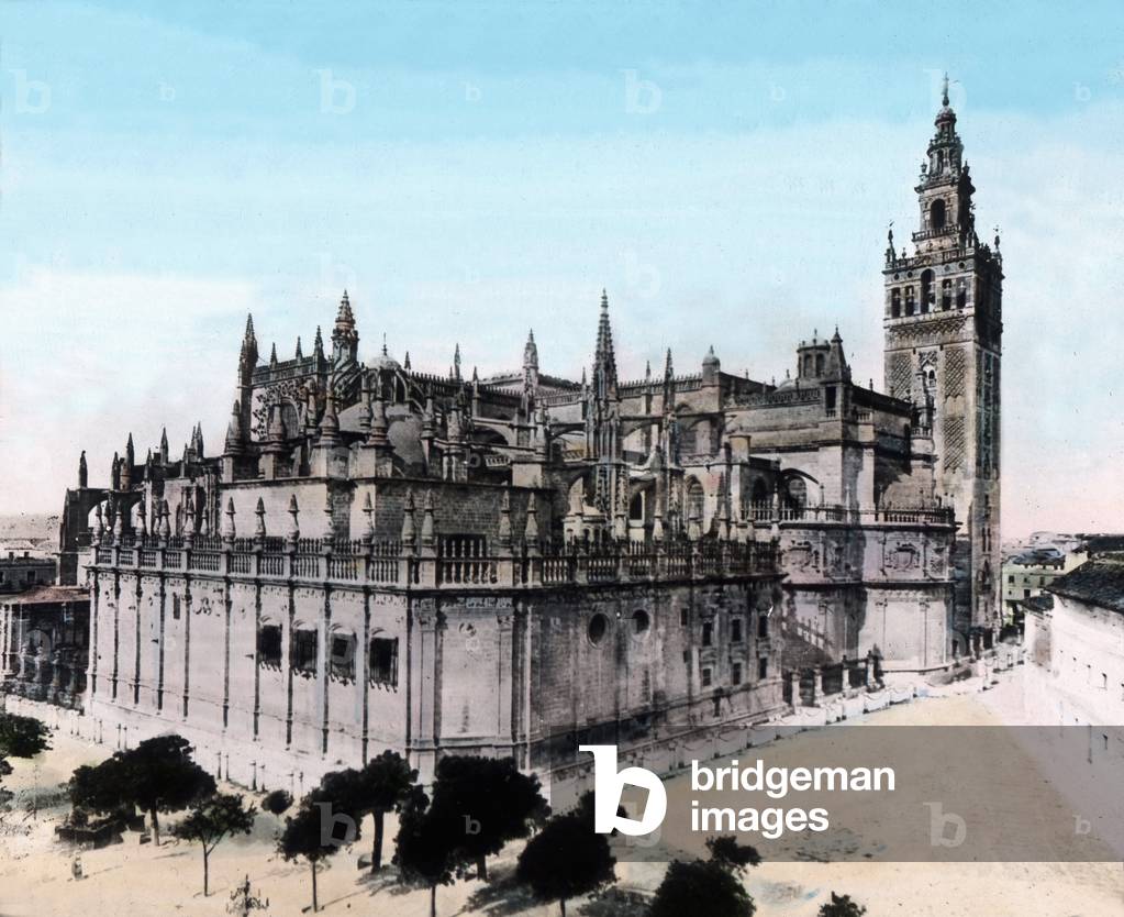 Spain, Cathedral of Seville, image date: 1910s, 1920s, Carl Simon Archive