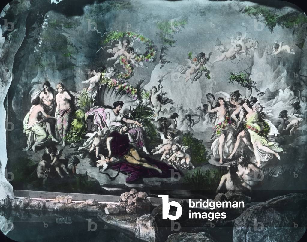 Fresco at the wall of the 