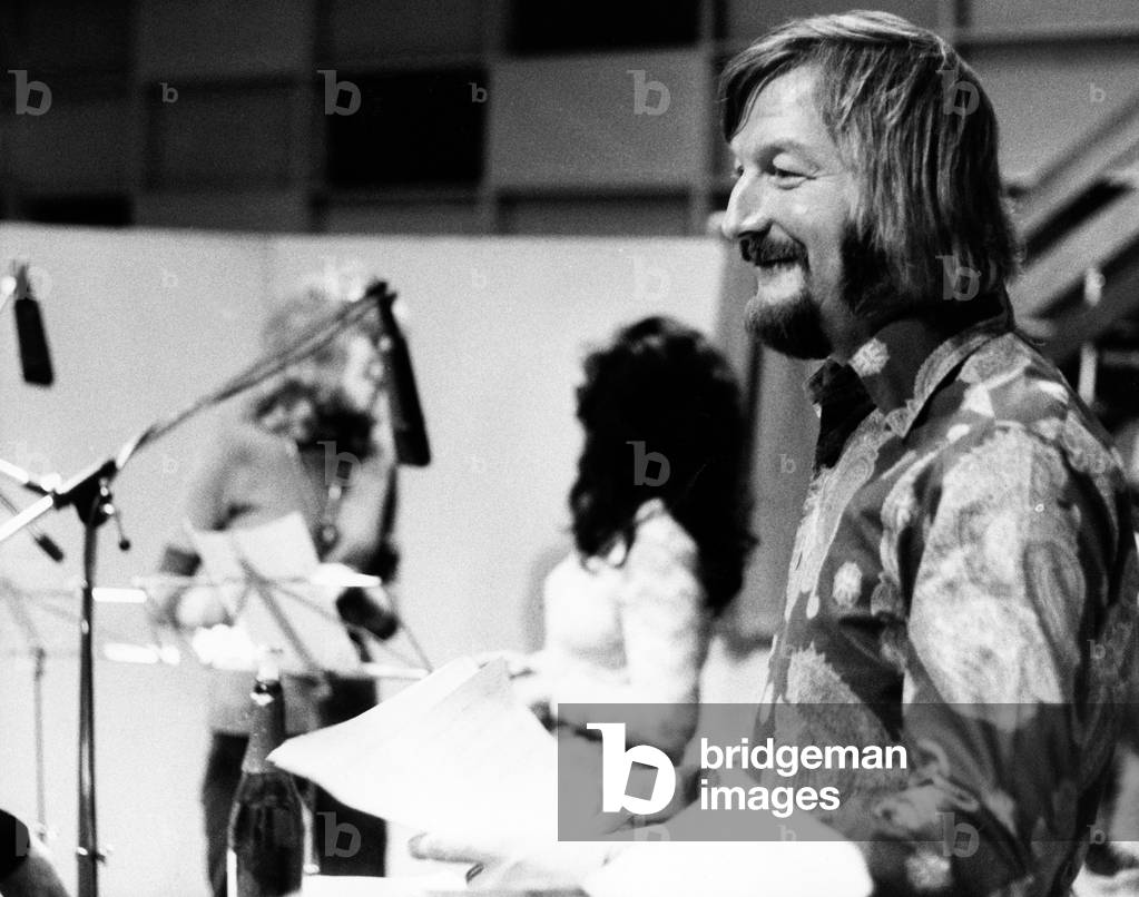 German bandleader, composer and producer James Last at a rehearsal, November 24th, 1971