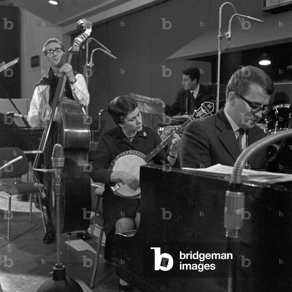 Musicians at the Hamburg jazz workshop, Germany 1960s