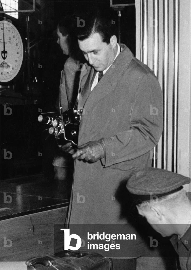 The German documentary filmmaker, producer, journalist and publisher Max H Rehbein, end 1950s