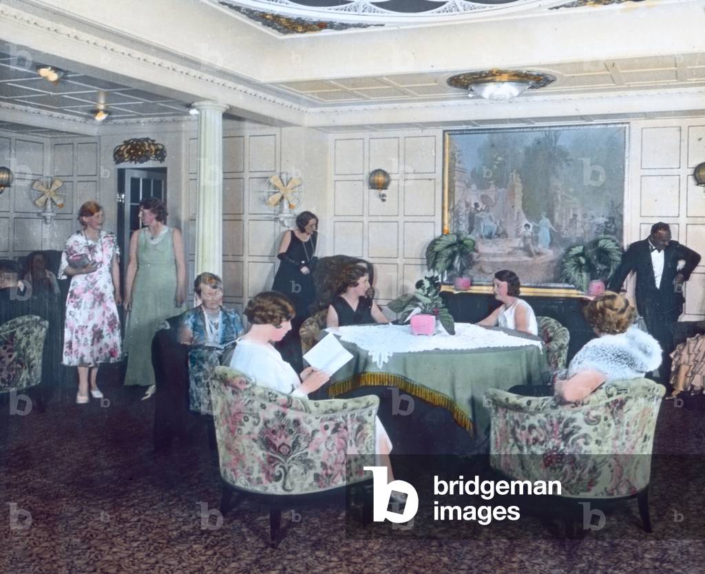 Passengers on their journey, 1920s