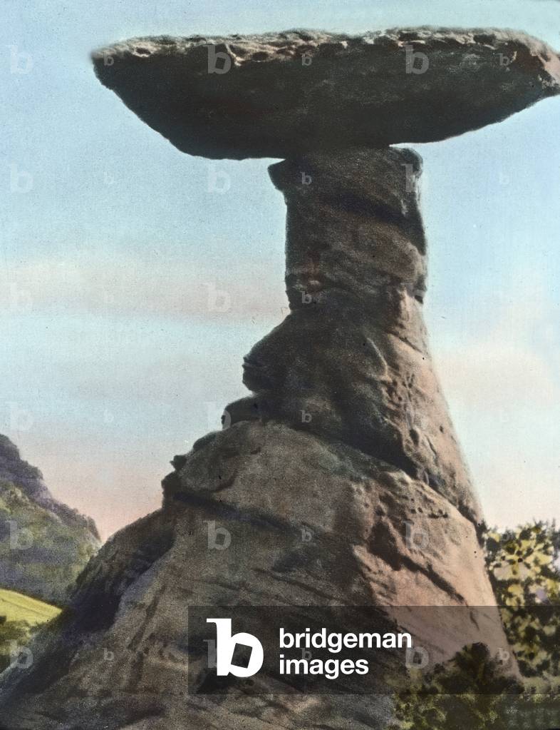 United States of America, Arizona, Rock formation in the Sonora desert, image date: circa 1920. Carl Simon Archive