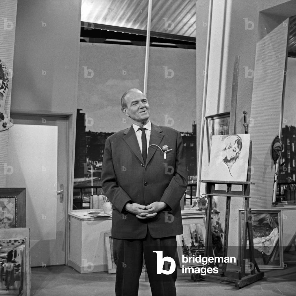 Daily hustle at the NDR studios in Hamburg, Germany 1960s