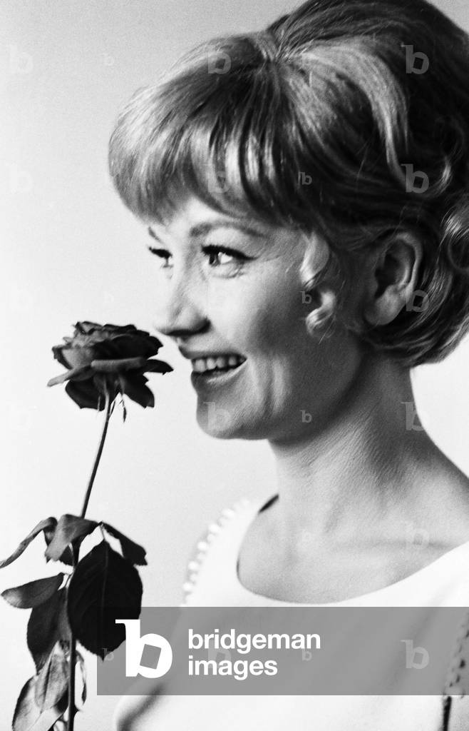 The Swiss actress Liselotte Pulver, Portrait, Germany 1969
