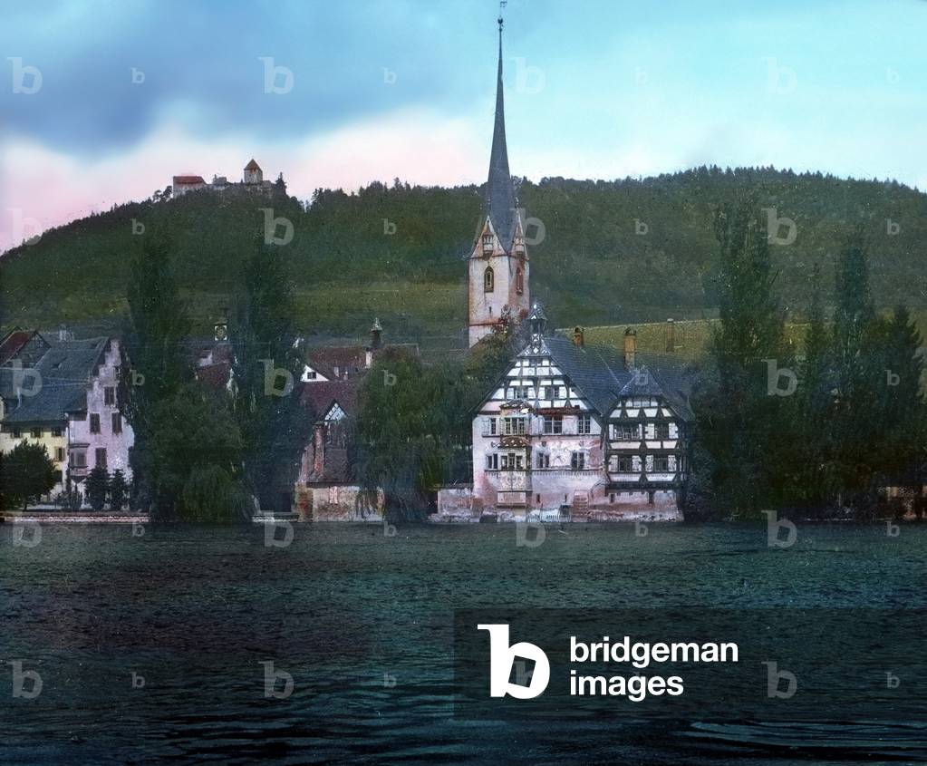 The town of Stein at river Rhine