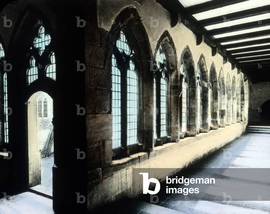 Cloister at the Augustinian monastery of Erfurt, Thuringia, 1920s