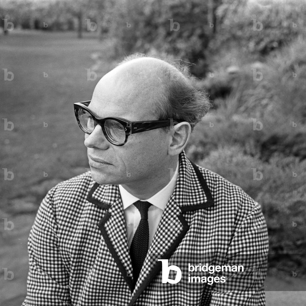 German soundtrack and audio play music composer Siegfried Franz at Hamburg, Germany 1960s