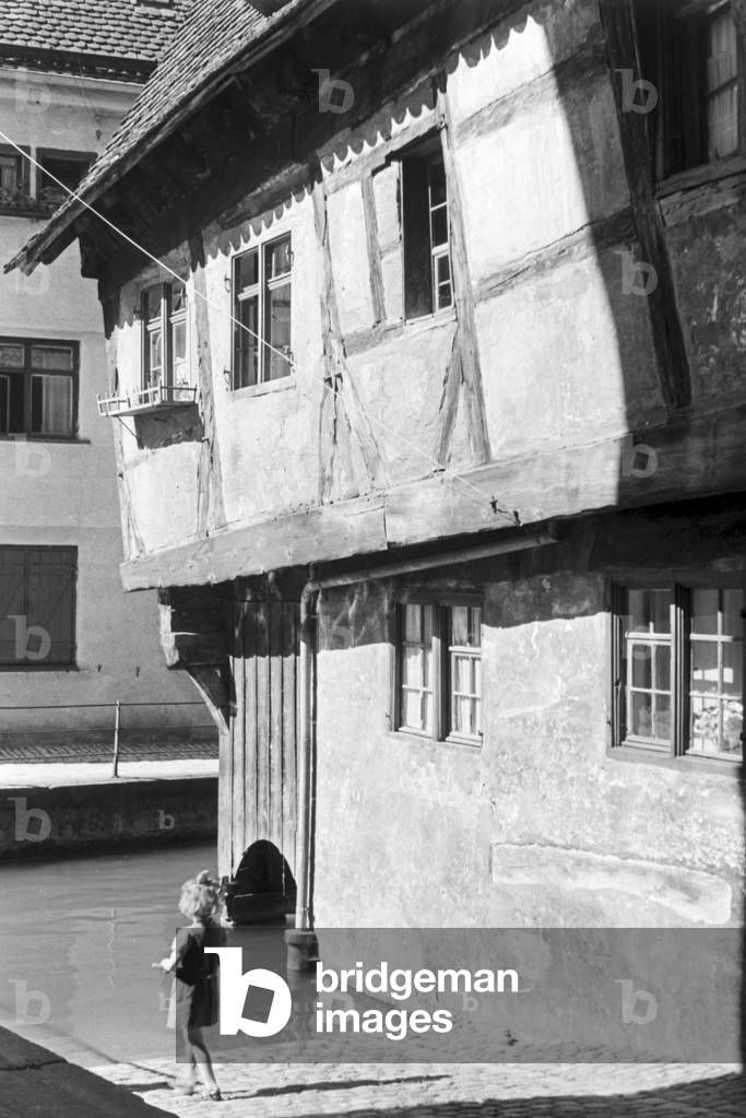 A trip to Ulm, Germany 1930s (b/w photo)