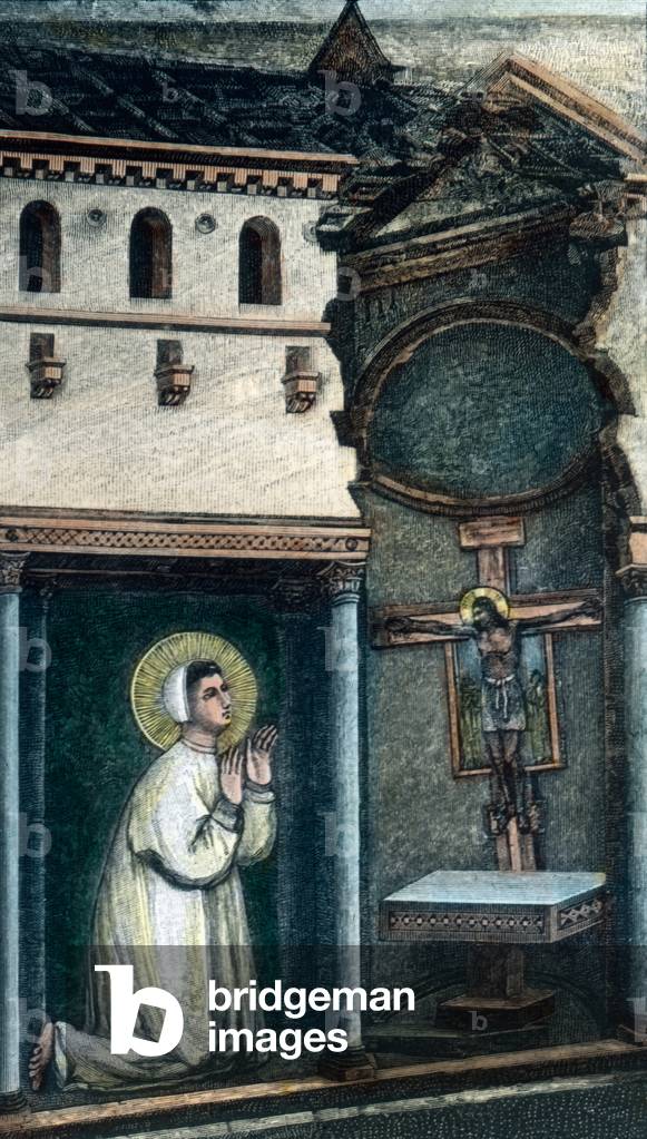 Scene of the life of Saint Francis of Assisi, 13th century