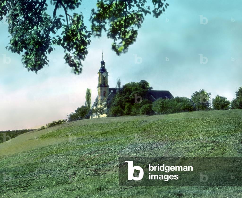 The church of Birnau, as a suburb of Uhldingen Muehlhofen