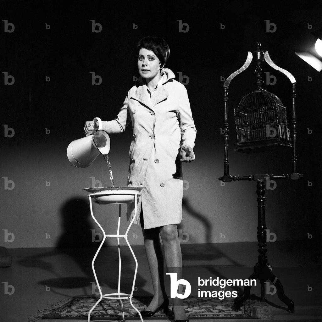 The German screenplay writer and television announcer Ann Ladiges, Germany 1968