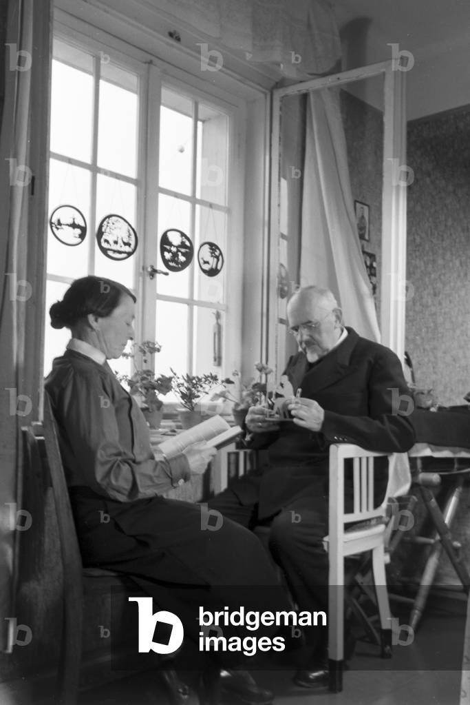 Artists retirement home in Obermeisenthal, Germany 1930s (b/w photo)