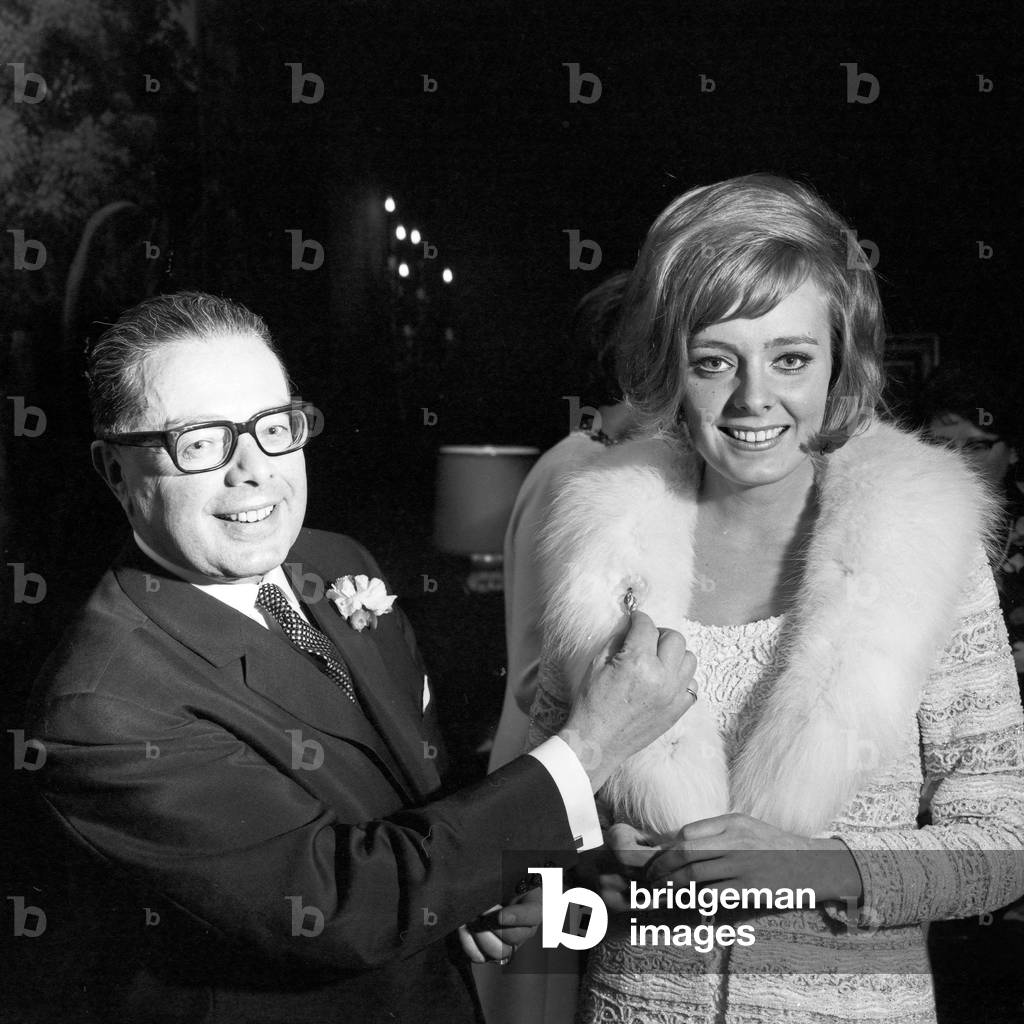 The bride German actress and TV presenter Victoria Voncampe, Germany 1960s