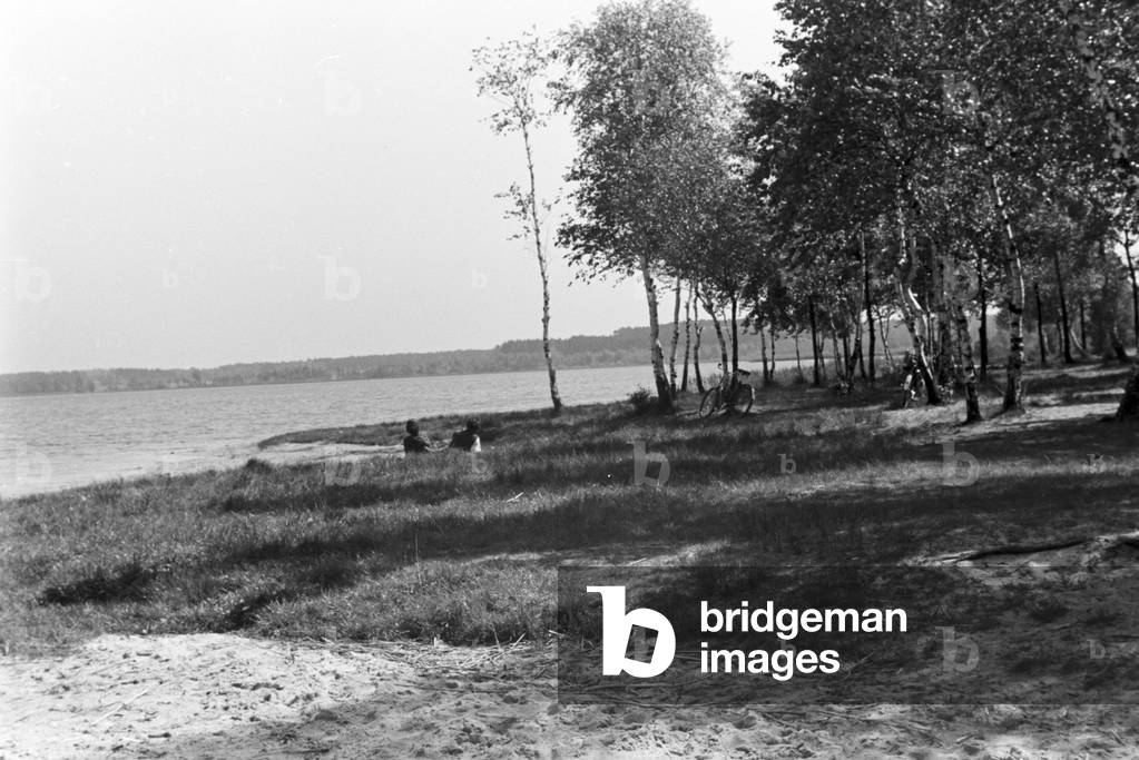 A trip to the Spreewald, Germany 1930s (b/w photo)