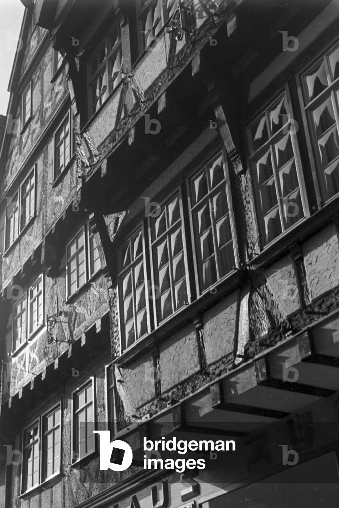A trip to Heilbronn, Germany 1930s (b/w photo)