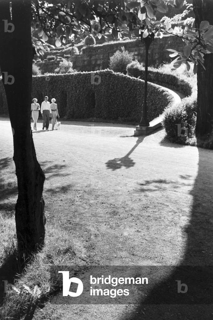 A trip to Stuttgart, Germany 1930s (b/w photo)