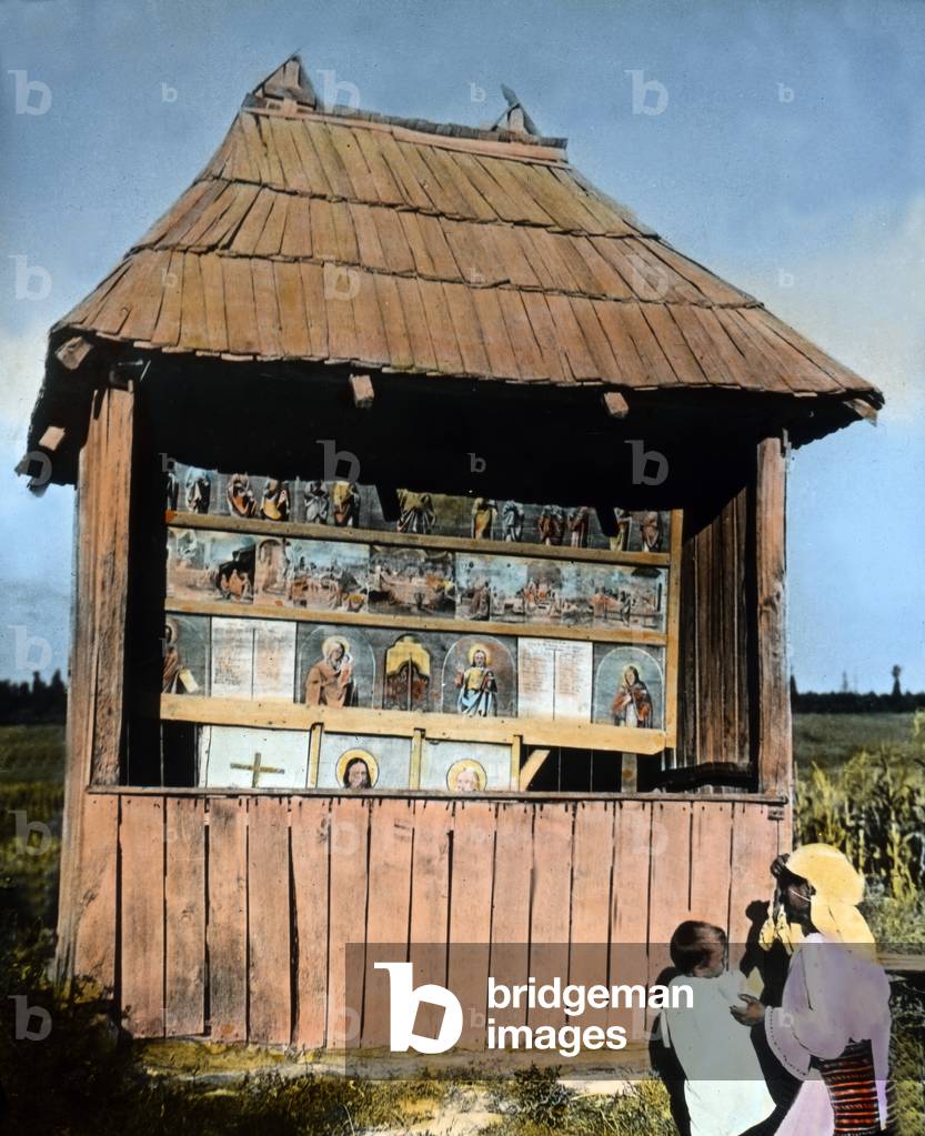 A little chapel in the fields of the Bukovina