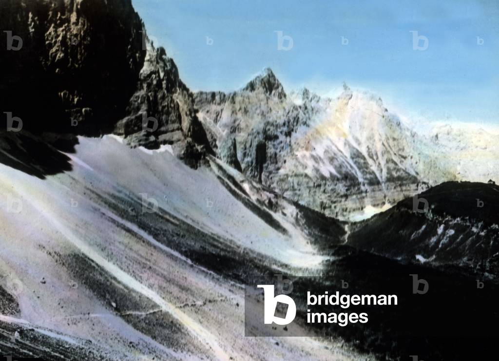 Panorama of the Alps, Austria 1920s