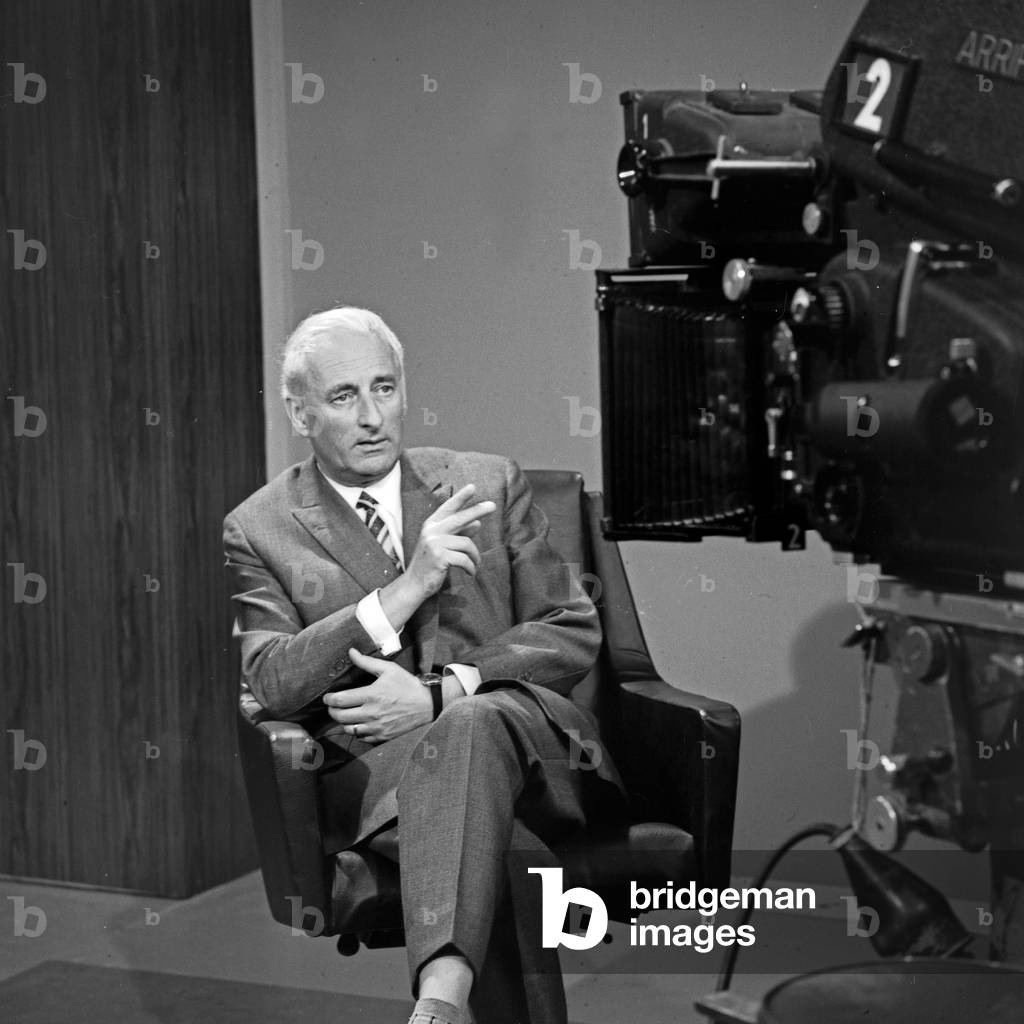 German physicist, author and TV presenter Heinz Haber, Germany end 1960s