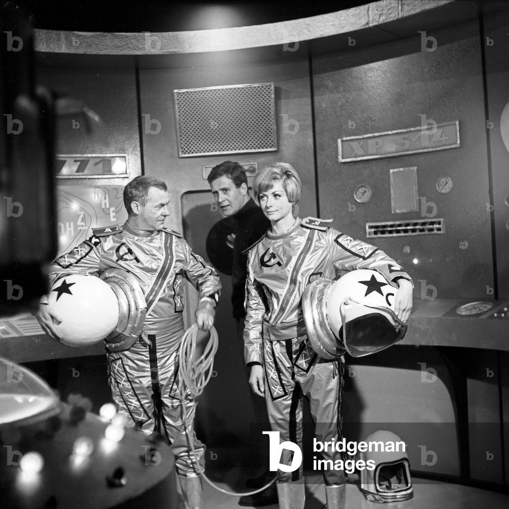 At the set to new year's eve TV show 