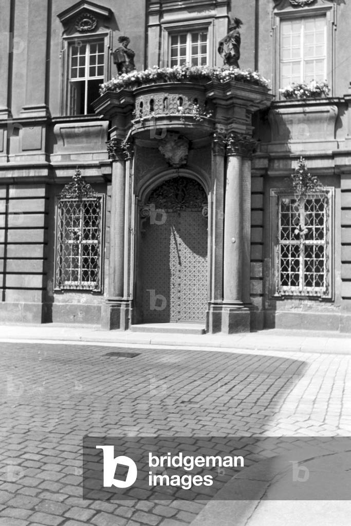 A trip to Liegnitz, Germany 1930s (b/w photo)