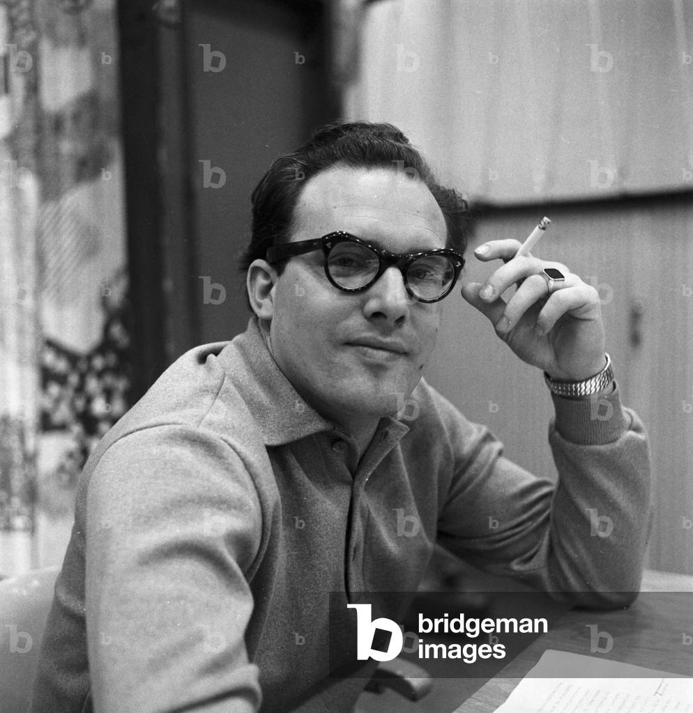 Editor at German TV and radio station Norddeutscher Rundfunk in Hamburg, Germany 1950s