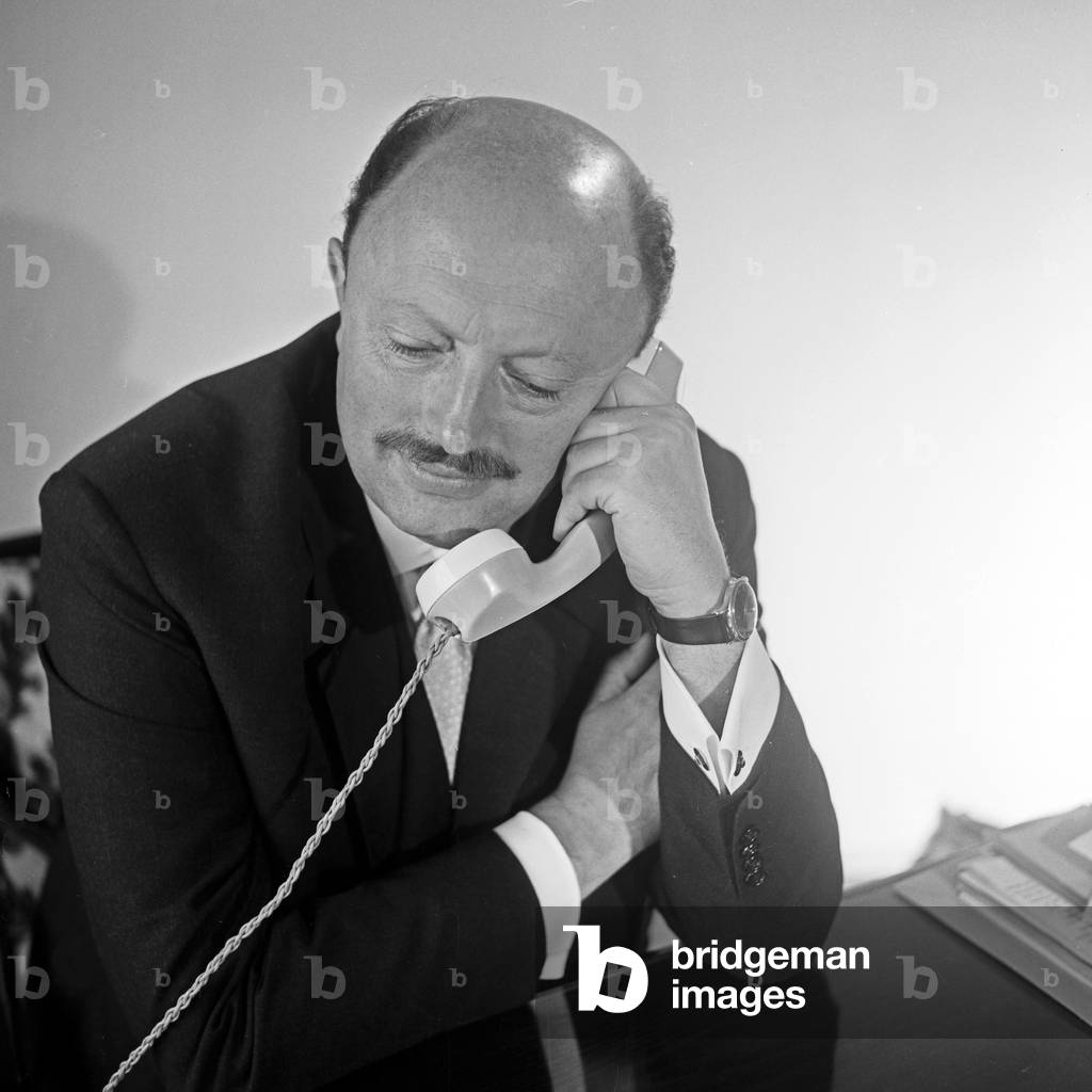 German Hungarian film producer Gyula Trebitsch at Hamburg, Germany 1960s