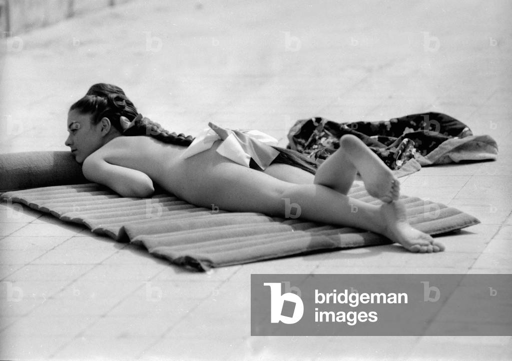 Romina Power on holidays, 1960s