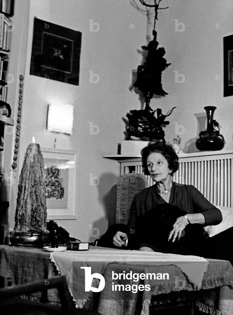 Austrian German theatrical actress, director and principal Ida Ehre, Hamburg 1950s