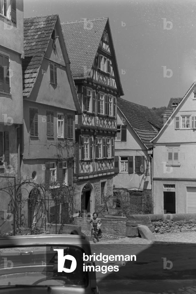 A trip to Marbach, Germany 1930s (b/w photo)