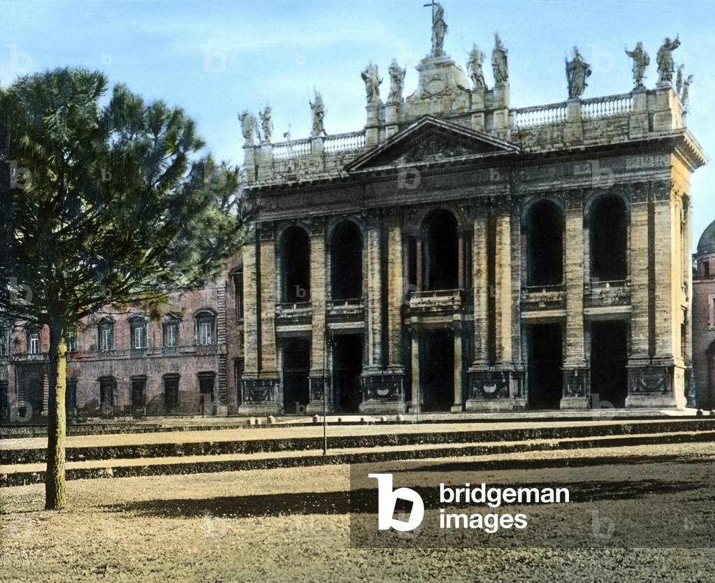 The chuch San Giovanni in Laterano or Lateran at Rome, Italy 1920s